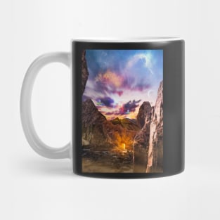 Golden Rock Sunset Mug